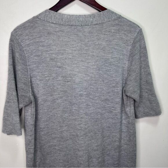 Eileen Fisher Grey 100% Cashmere Duster Cardigan  Size S - Picture 4 of 8